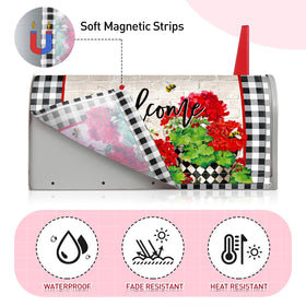 Pickmesh spring mailbox wrap adds seasonal charm to your curb.