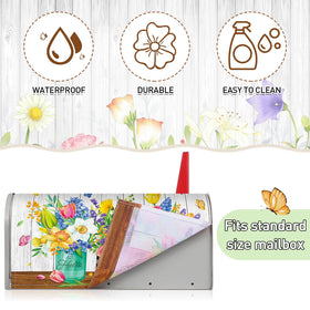 Pickmesh Oxford fabric mailbox cover protects against stains and rust.