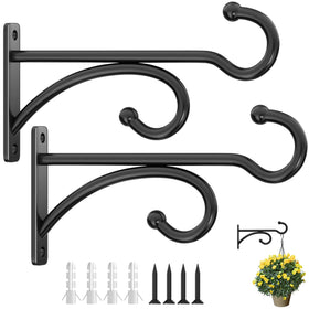 Pickpiff plant hanger hook outdoors, sturdy mount for pots and planters.