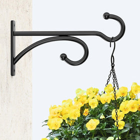 Pickpiff wall-mount basket hook keeps hanging baskets secure and stylish.