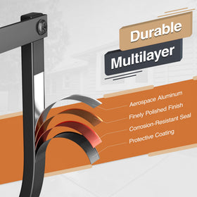 Pickpiff wall-mount hose rack helps quick access and tidy spaces.