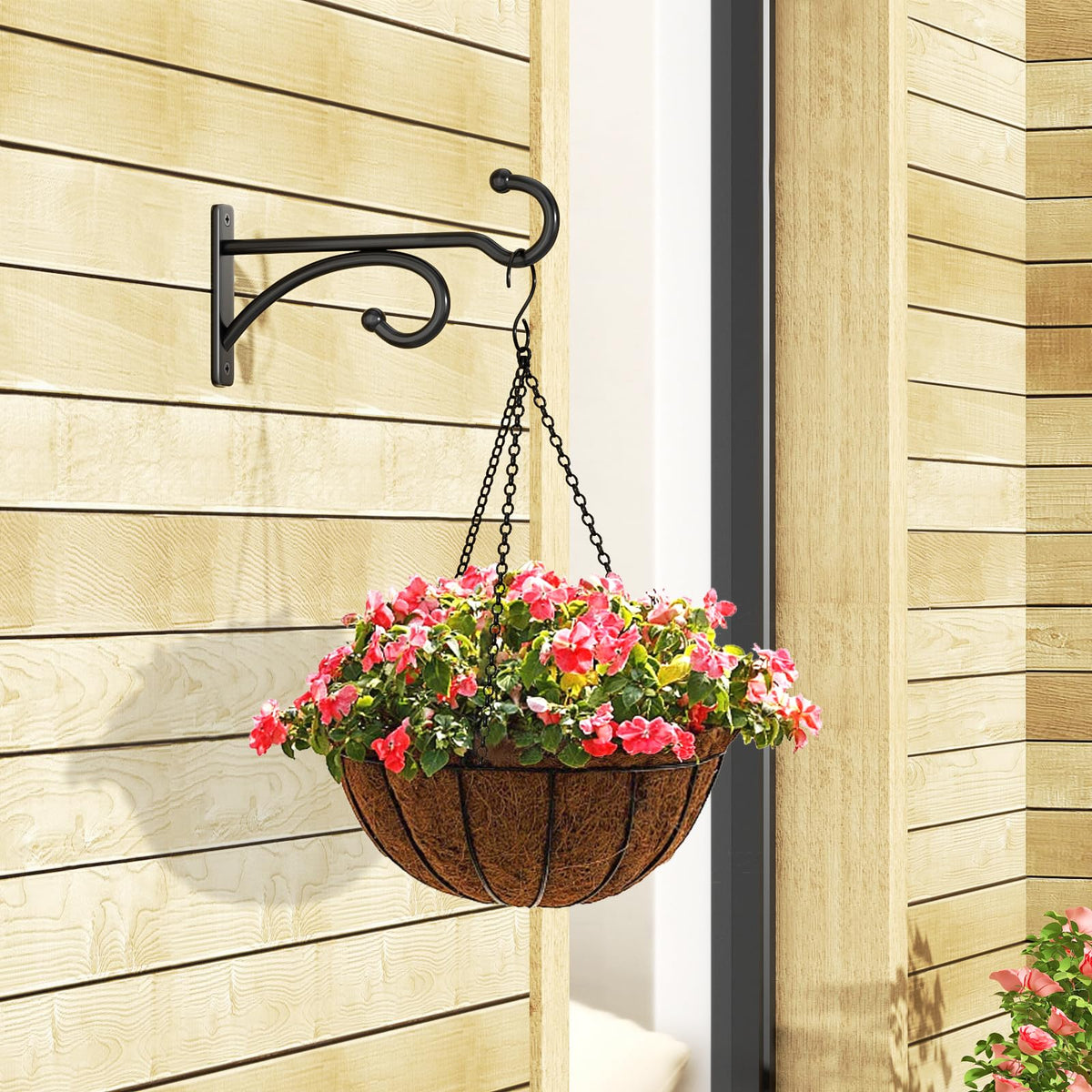 Pickpiff wind chime hanger hook adds weather-ready charm to patios.