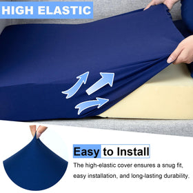 pickyNproud elastic-bottom cushion covers offer a snug fit and slip resistance