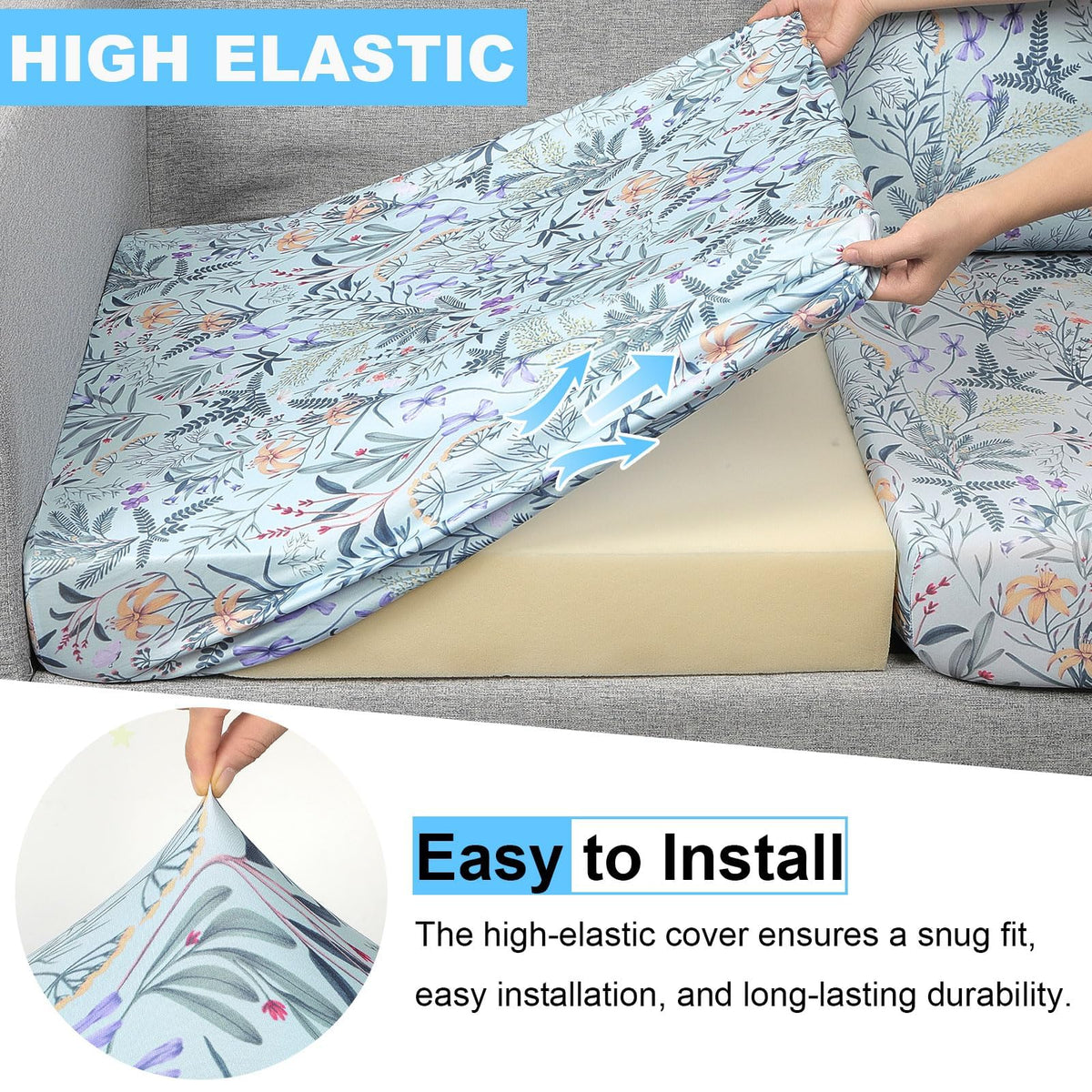 pickyNproud outdoor couch slipcovers with elastic bottom protect against spills and shifting