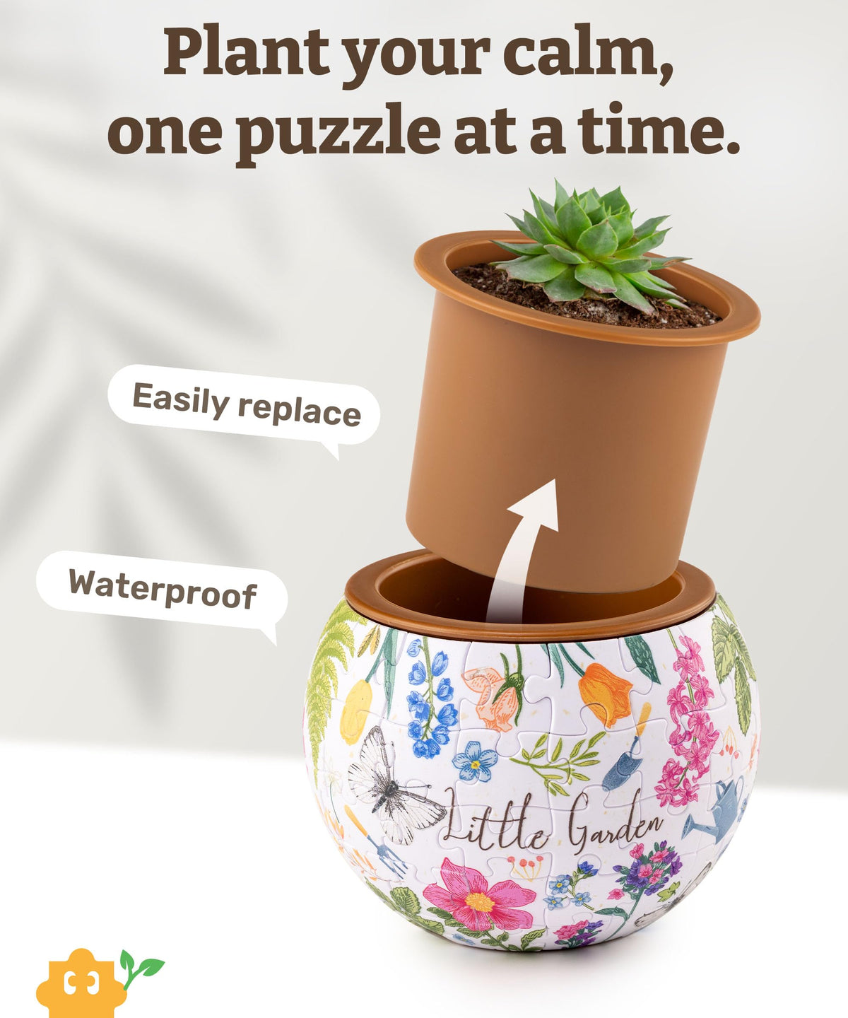 PieceRelax vibrant pattern enhances home decor with plant pot style