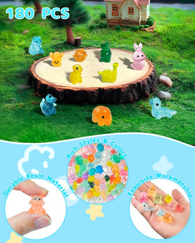 Piemow resin puppies figurine adds playful charm to bonsai and terrariums