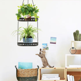 PIKAMAO 2-tier design maximizing vertical space for multiple pots.