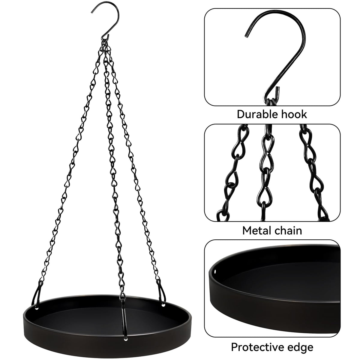 PIKAMAO minimalist hanging planter design enhances home office greenery.