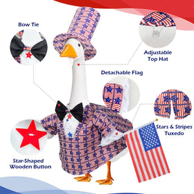 Pikpops stars-stripes coat conveys classic patriotic style