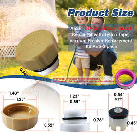 PILISPARK AS1019-A anti-siphon hose bib valve highlights durable components for lasting performance