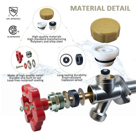 PILISPARK anti-siphon frost-free valve repair boosts outdoor plumbing reliability