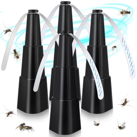 PIMAG fly fan for table top 4-pack keeps foods clean at picnics and outdoor meals.