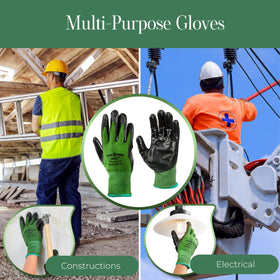 Gloves enabling touchscreen use without removing protection.