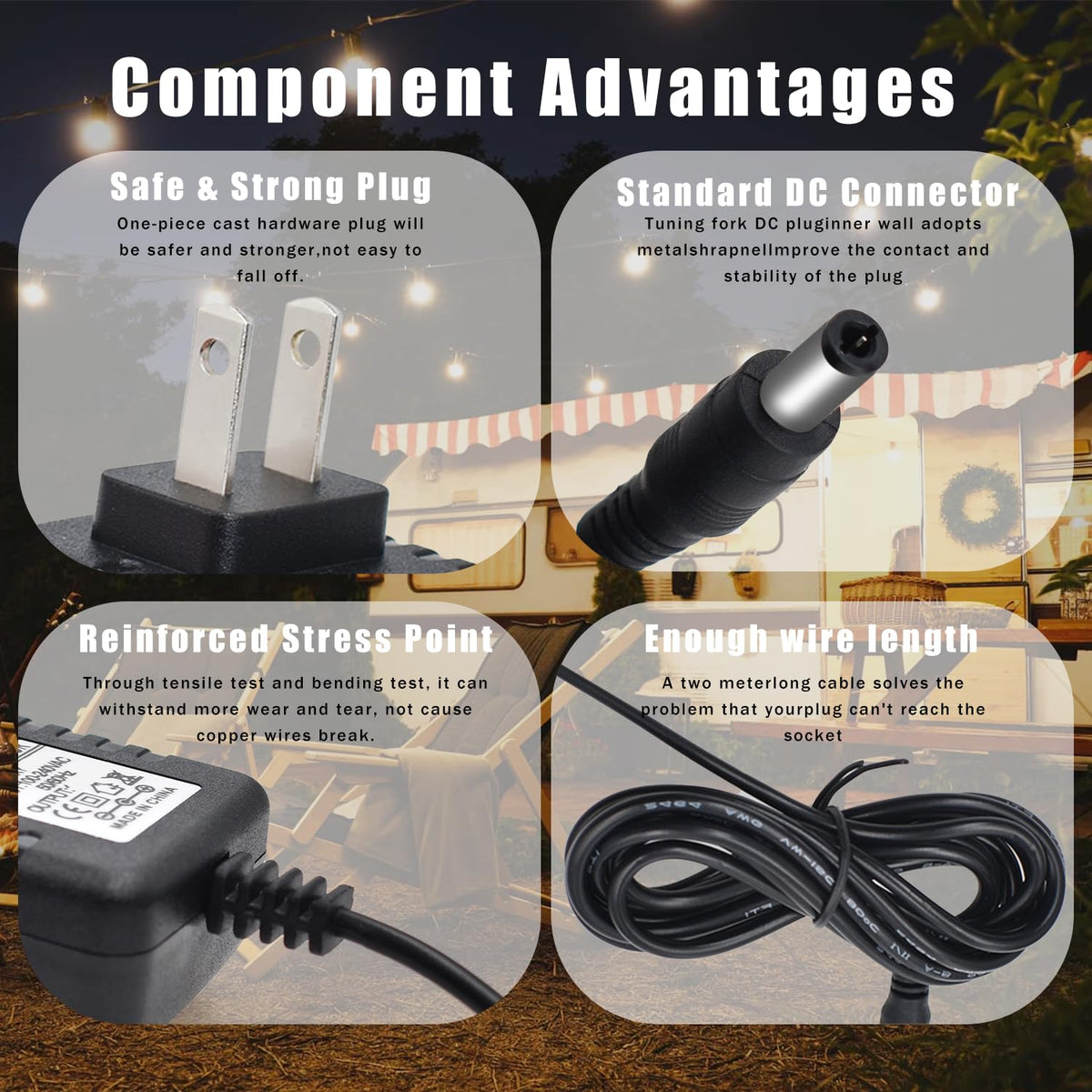 Pinkind 705927 charger LED indicator confirms charging status at a glance.