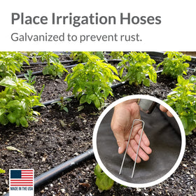 Pinnacle Mercantile anti-rust galvanized staples resist soil moisture
