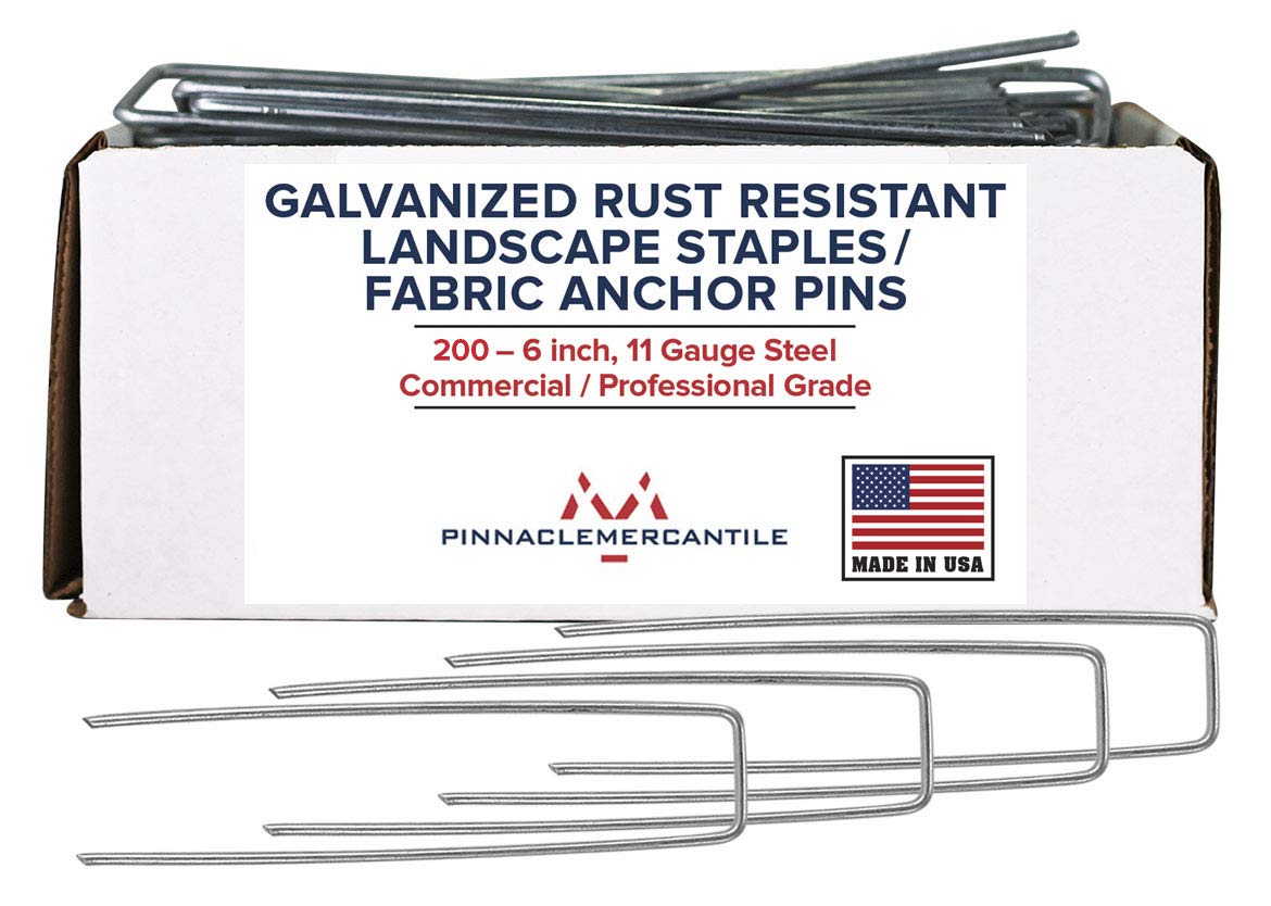 Pinnacle Mercantile USA-made 200-pack garden stakes for durable landscape support