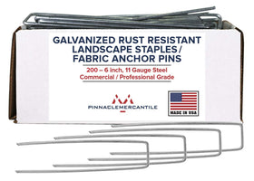 Pinnacle Mercantile USA-made 200-pack garden stakes for durable landscape support
