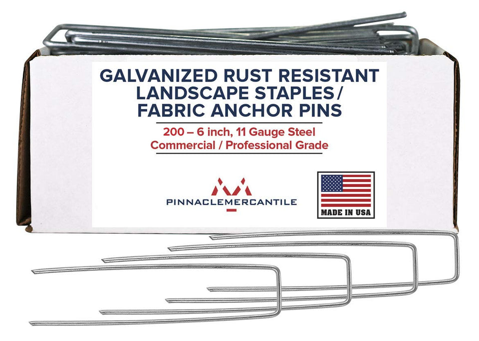 Pinnacle Mercantile USA-made 200-pack garden stakes for durable landscape support