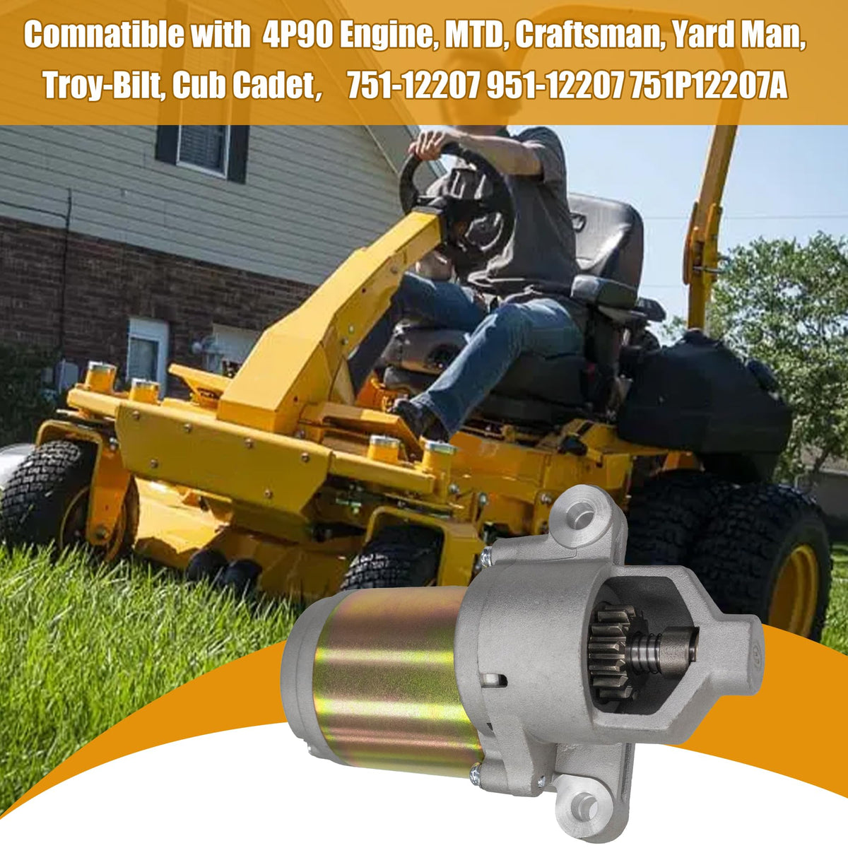 Piogarten compatibility with MTD Craftsman Troy-Bilt simplifies selection for multiple brands.