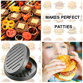 PIQUEBAR 100 patty papers included to prevent sticking and prep ahead