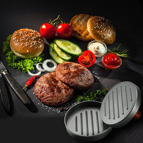 PIQUEBAR sausage patties press enables precise shaping for even cooking