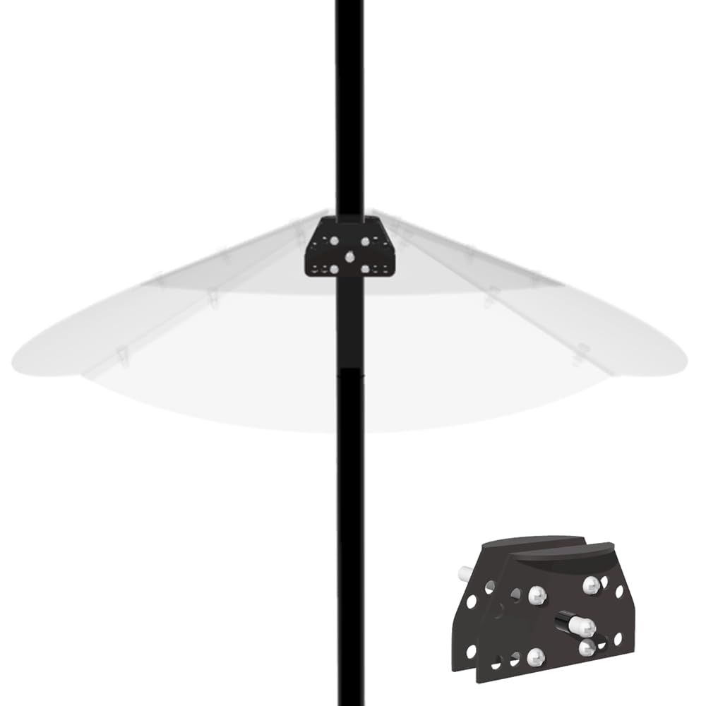 PirateAnt 24inch Squirrel Baffle, transparent PC, prevents squirrels from reaching bird food.