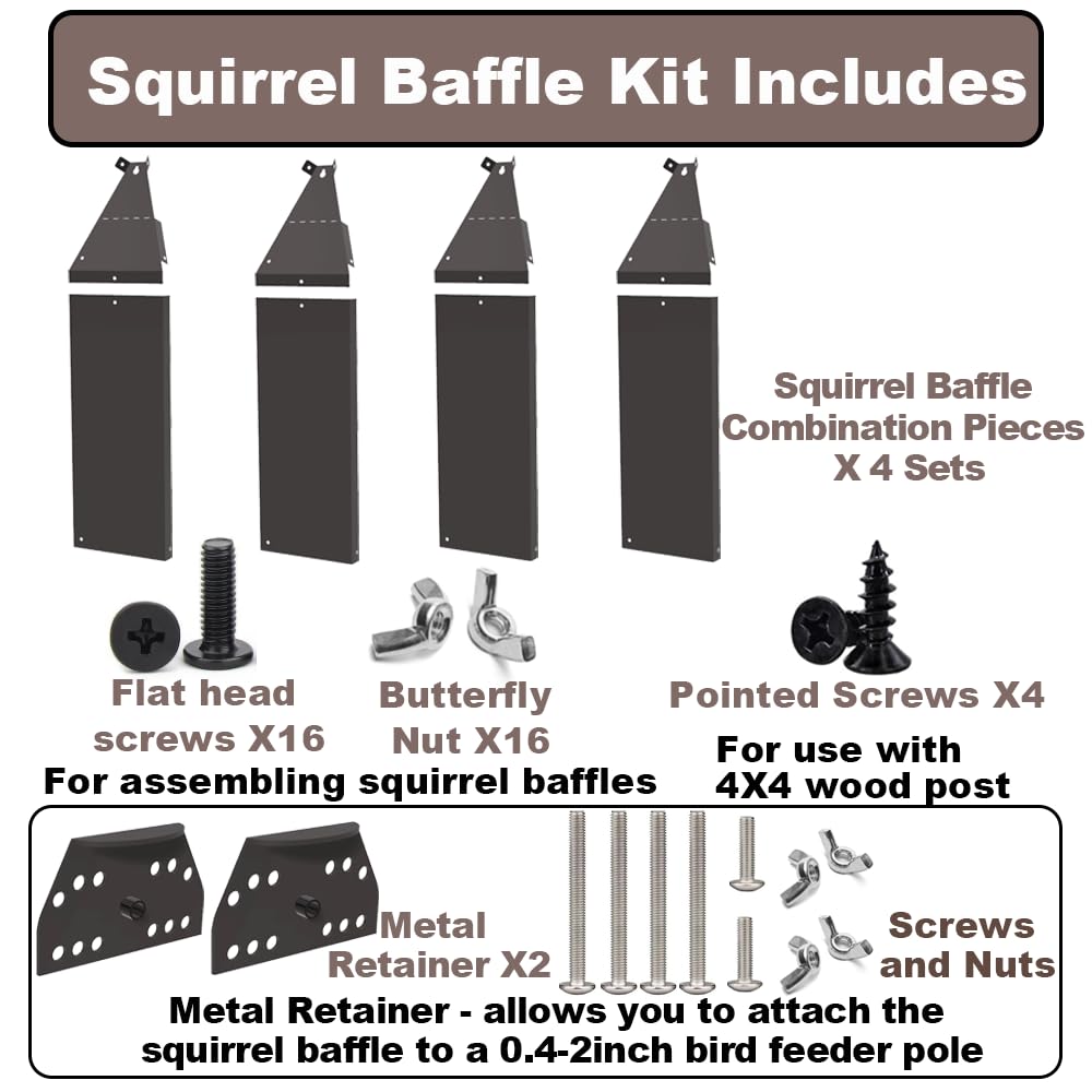 PirateAnt easy-clean black finish keeps feeder area tidy.