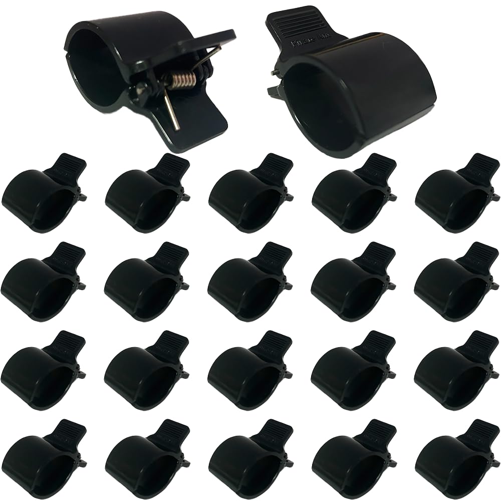 PirateAnt greenhouse clamps secure 3/4–1 inch PVC for sturdy frames.