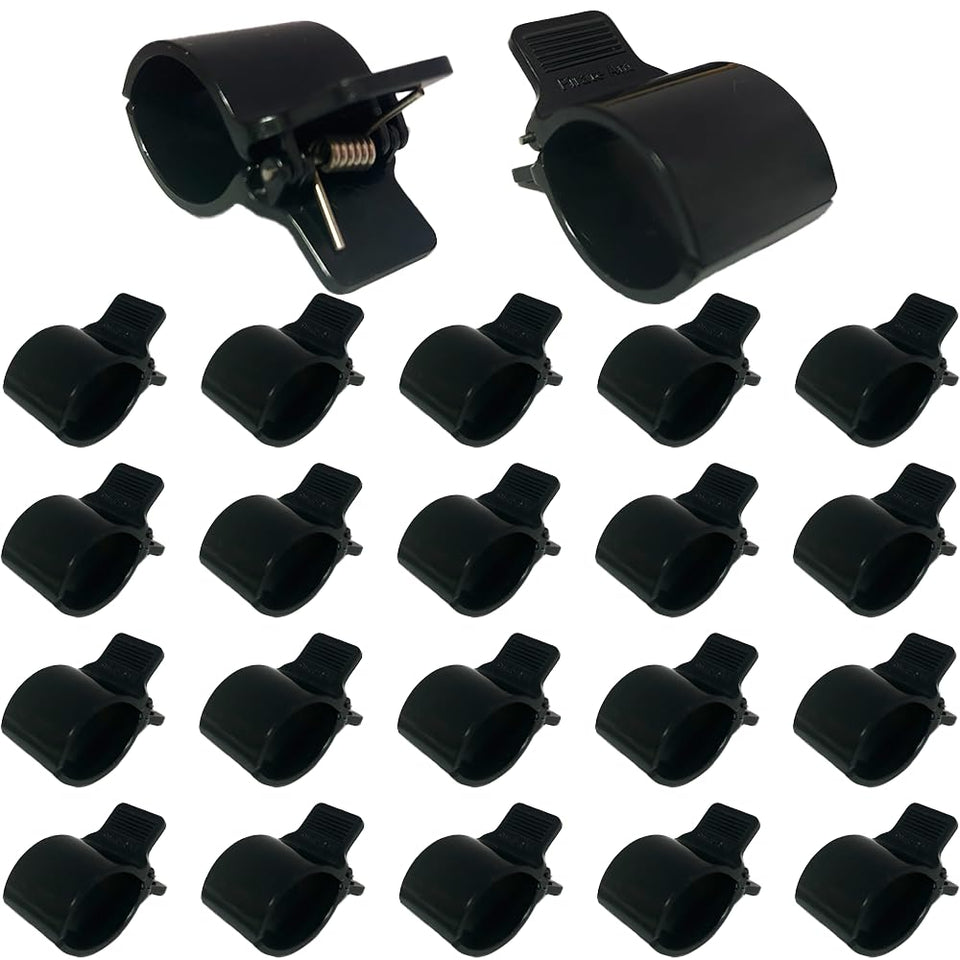 PirateAnt greenhouse clamps secure 3/4–1 inch PVC for sturdy frames.