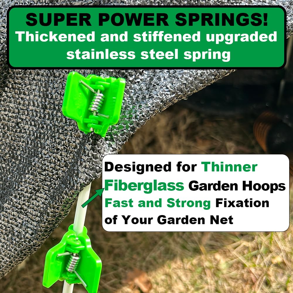 PirateAnt hoop-fit clamps attach to hoops 0.157-0.472 inches for DIY setups.