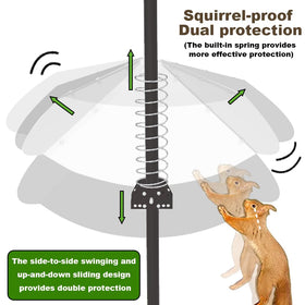PirateAnt metal-retainer-attachment demonstrates quick, secure pole mounting.
