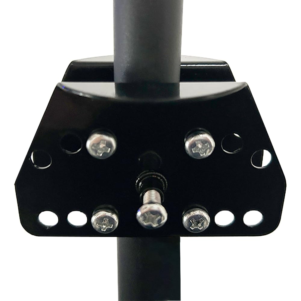 PirateAnt metal squirrel baffle pole holder assembly keeps feeders secure.