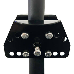 PirateAnt metal squirrel baffle pole holder assembly keeps feeders secure.