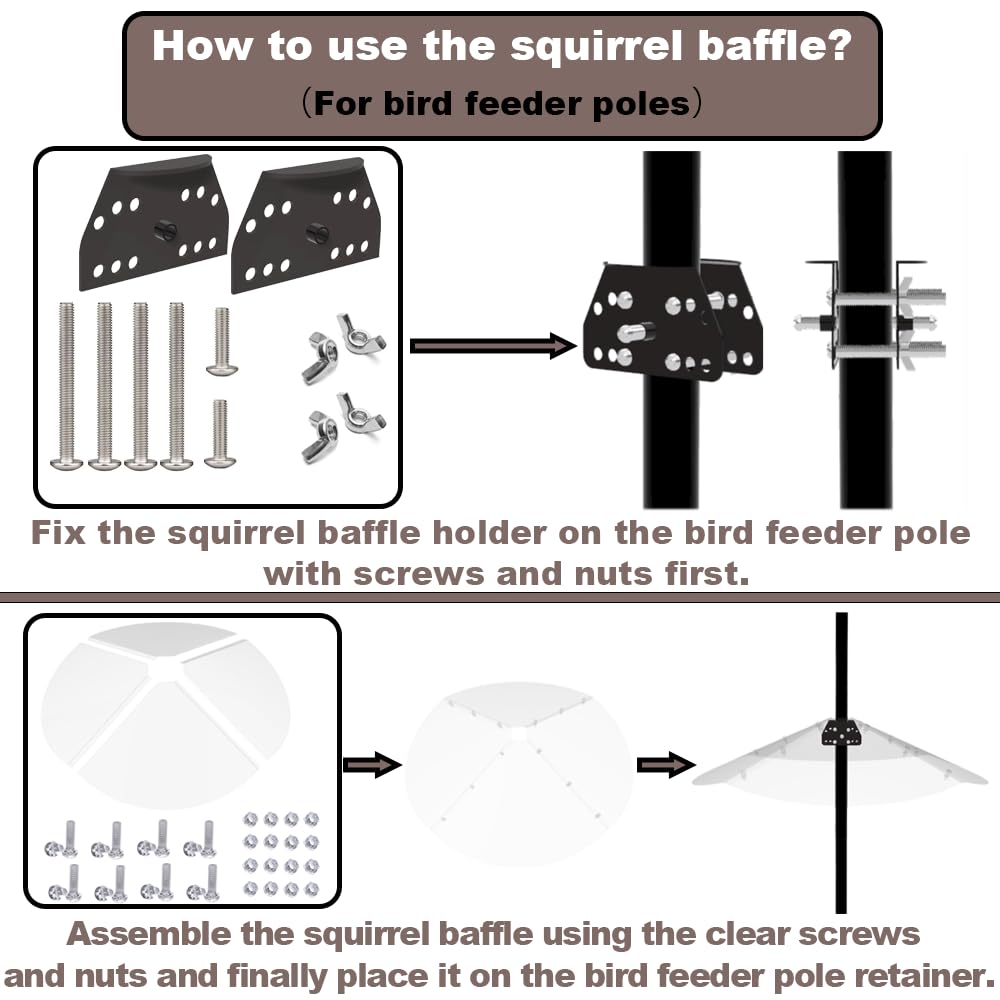 PirateAnt outdoor bird feeder protection system, guards food from pests.