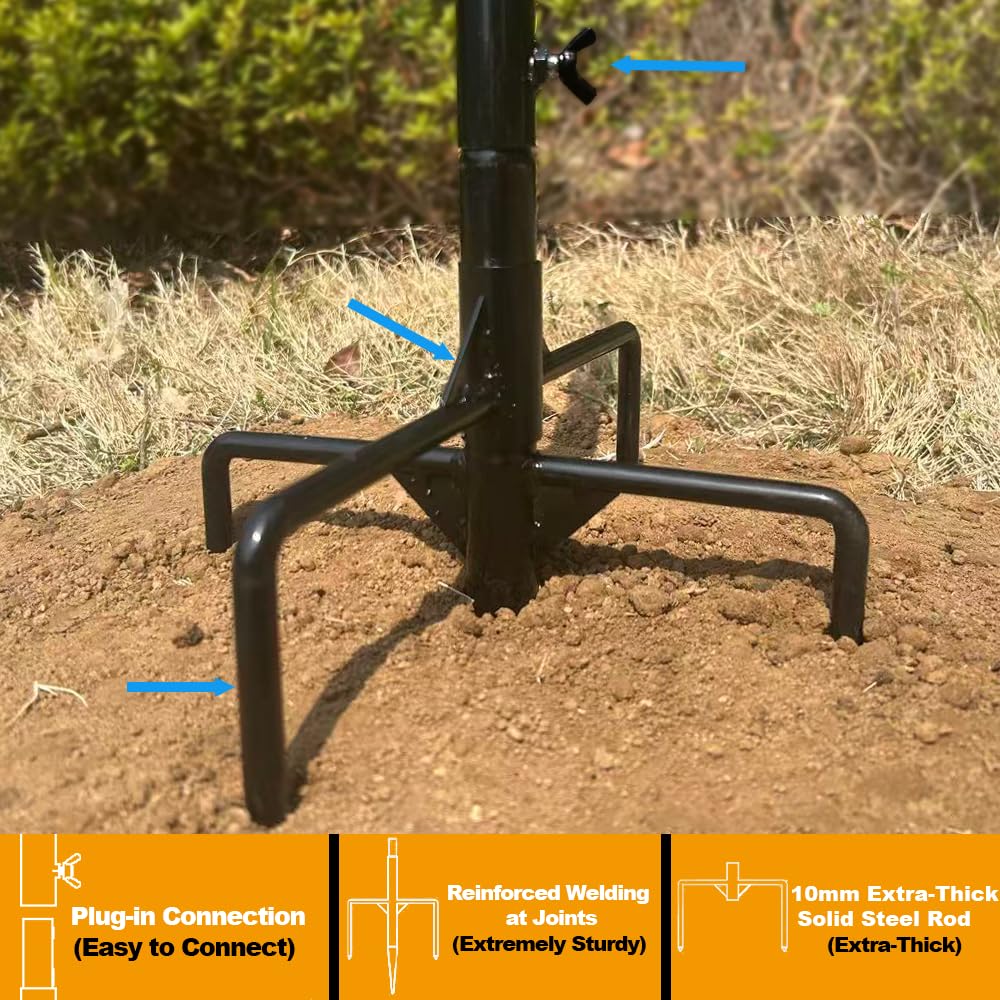 PirateAnt push fit connection enables quick assembly without rust issues.