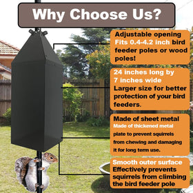 PirateAnt adjustable opening baffle demonstrates quick-fit versatility on poles.