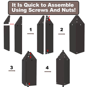 PirateAnt 24-inch guard fits 0.4–2 inch poles for yard versatility.