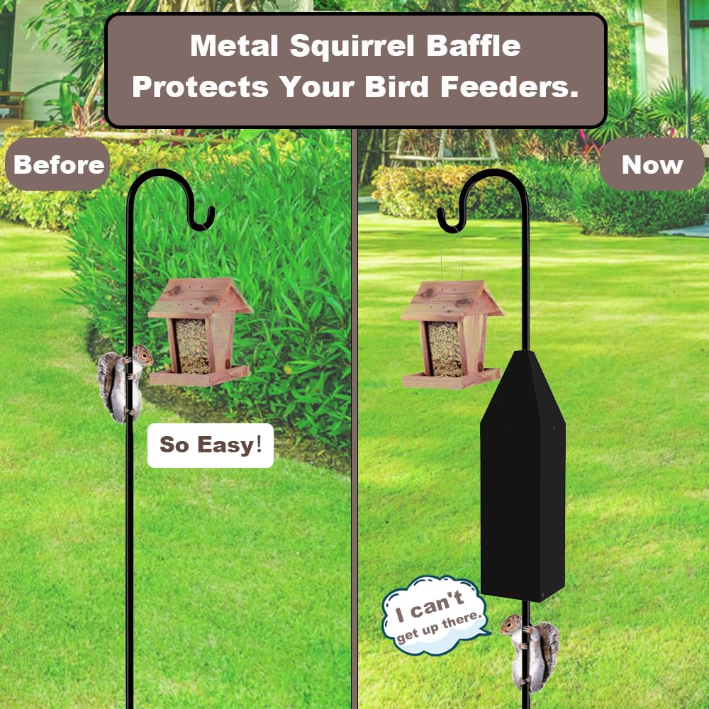 PirateAnt baffle's smooth surface resists grime and cleans easily after rain.