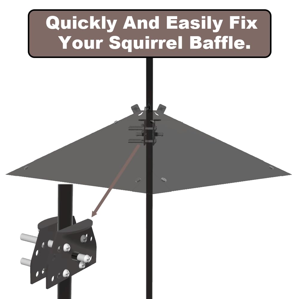 PirateAnt universal pole compatibility for shepherd's hooks and more.