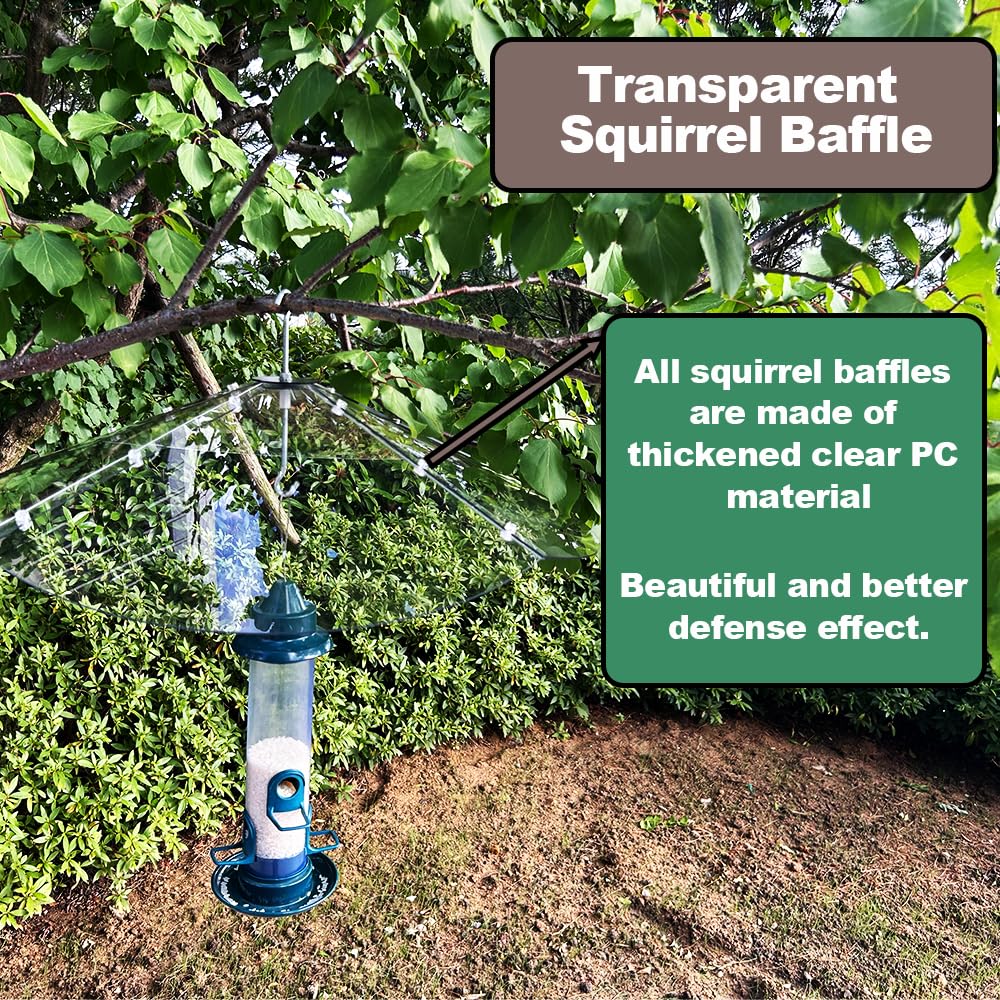 PirateAnt UV-resistant PC baffle exposed to sun and rain for long-term clarity.