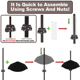 PirateAnt weatherproof-durability keeps protection effective in rain and wind.