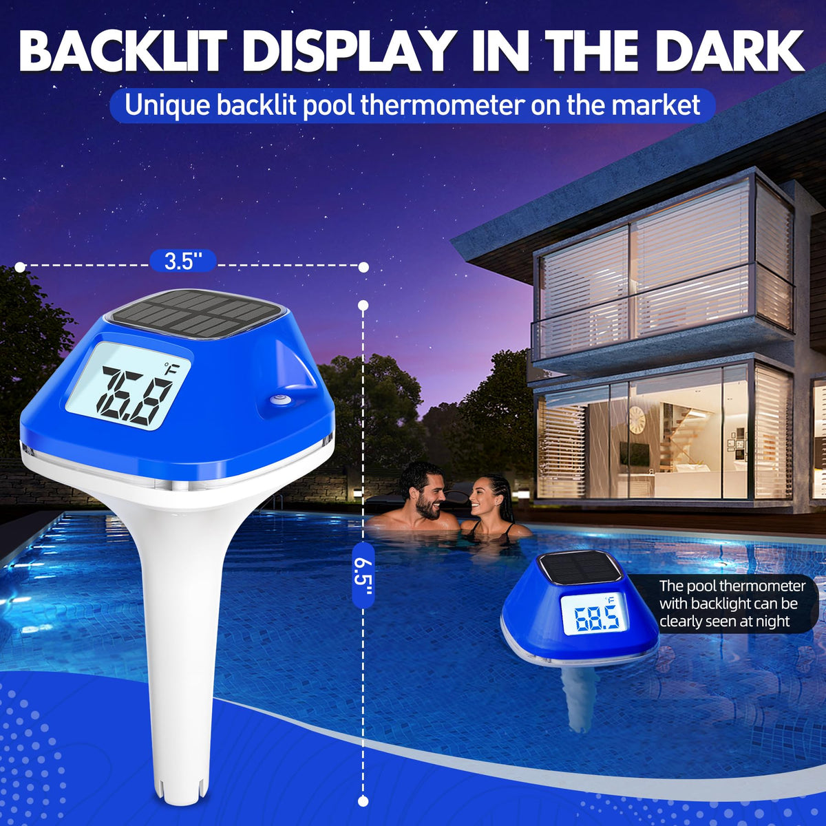 Pircaath IP68 waterproof thermometer endures sun and splashes
