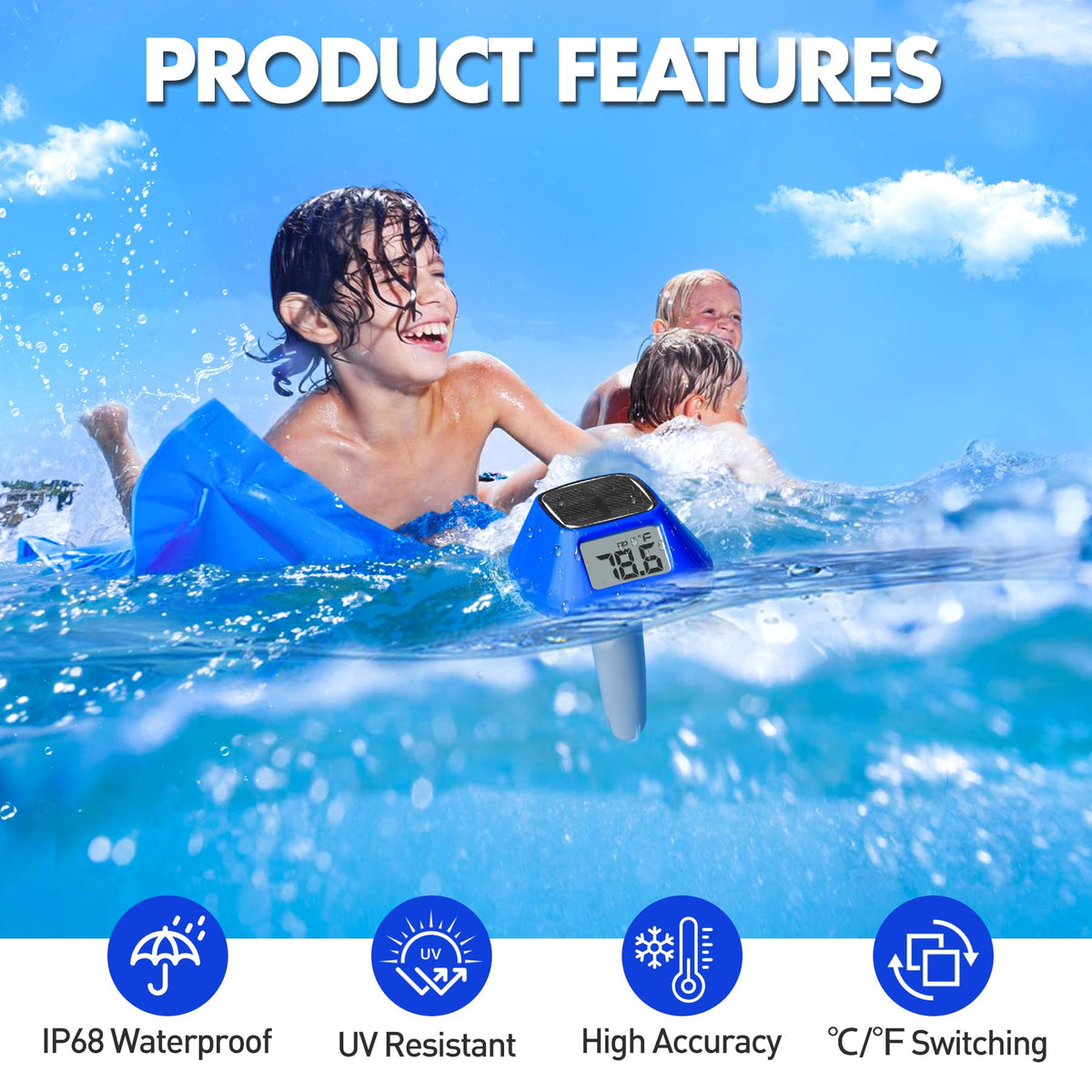 Pircaath solar panel and long-life battery power the device for days