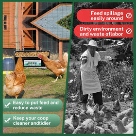 PIREKZUNT waste-reducing design elevates feed away from mud