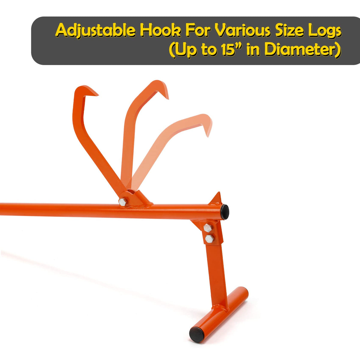 PIRIPARA orange powder coat finish resists rust for outdoor use