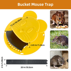 Pirosim multi-catch trap action captures multiple pests at once