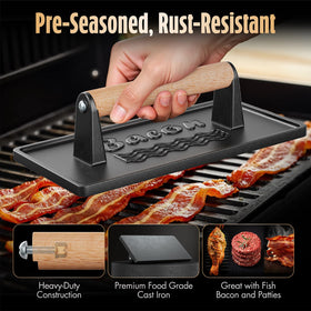Pisol cast iron press, heavy-duty tool delivering reliable pressure