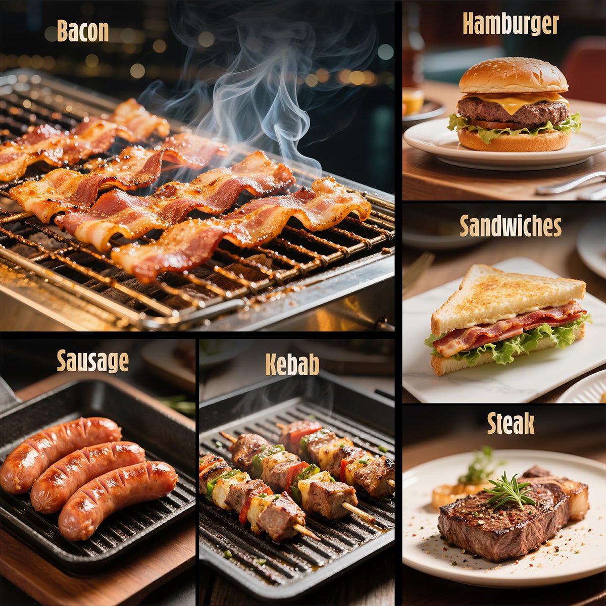 Pisol press used on a griddle or skillet for versatile cooking