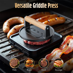Pisol pre-seasoned surface highlights easy post-cook care and maintenance.