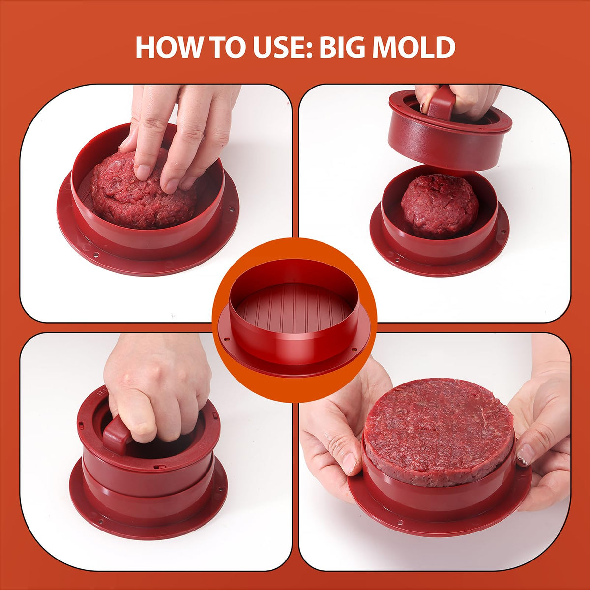 Pisol stuffed burger feature enabling stuffed burgers with ease